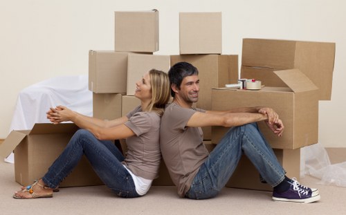Happy customers utilizing Storage Finchley services
